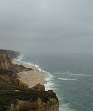 Vistas desde o miradouro do Vale Furado, junto ao restaurante  at MAD - Two Spicy Chefs in Pataias