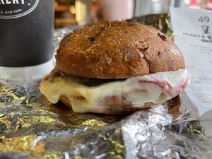 Looks simple but is well put and tasty   at Ithaca Bakery - Triphammer in Ithaca