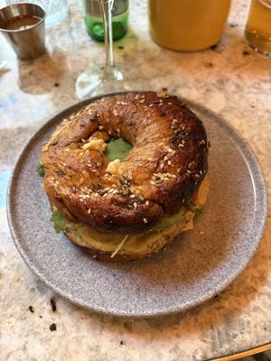 “Peaceful” bagel   at Holy Donut - Vilniaus in Vilnius