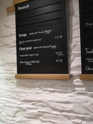 Brunch options at Crofters Cafe in Truro