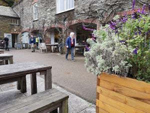 Crofters Cafe outside at Crofters Cafe in Truro