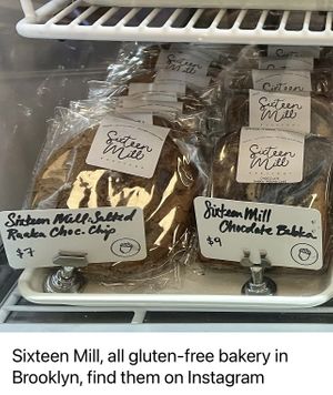 I was told to inform the gluten-free vegans that Sixteen Mill is very delicious as well as very strict about keeping things gluten-free   at Electric Beets in Brooklyn