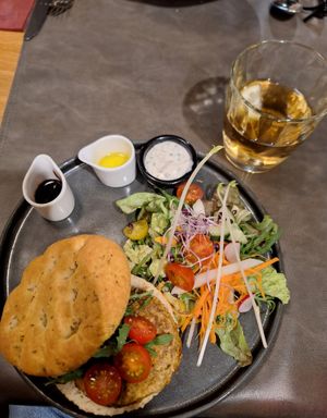 De groentenburger at In de Maeltydt in Aalst