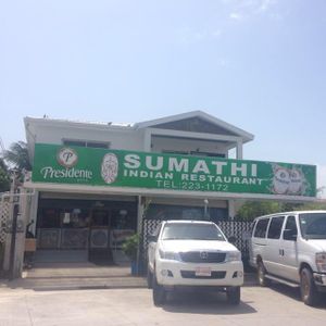 Sumathi at Sumathi Indian Restaurant in Belize City