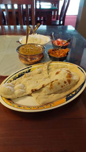 Mushroom Matar at Sumathi Indian Restaurant in Belize City