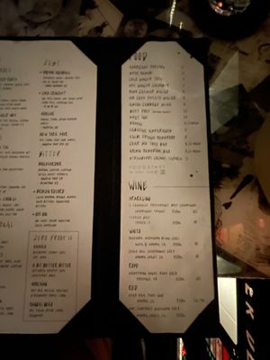 Menu #2  at Wild Orange in Honolulu