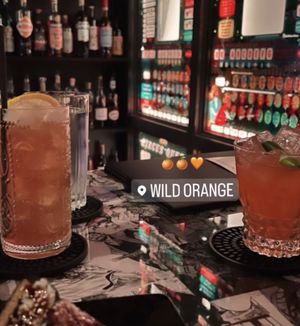 Big Apple Tea (L) Naked and Afraid (R)  at Wild Orange in Honolulu