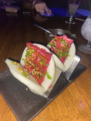 Char Siu tofu bao  at Wild Orange in Honolulu