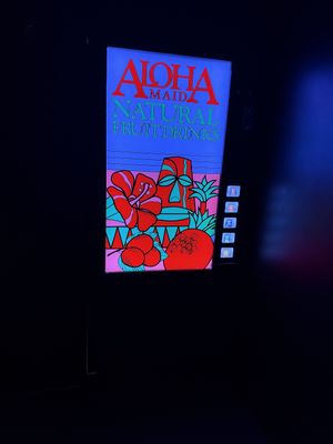the vending machine   at Wild Orange in Honolulu