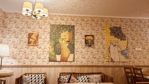   at Cat Cafe in Vilnius