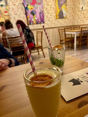 Vegan Smoothie at Cat Cafe in Vilnius