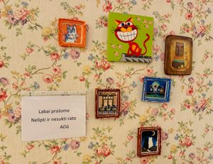  at Cat Cafe in Vilnius