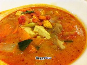 Tom kha tofu soup at Big PAPA - MBK in Bangkok