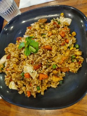 BBQ pork fried rice at Kuan Yin Tea House in Southport