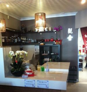 Newly open in Southport! Great setting, love the Kuan Yin statue :) at Kuan Yin Tea House in Southport