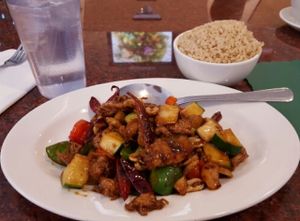 Kung Pao Chicken at Veggie House in Las Vegas
