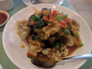 oyster mushrooms at Veggie House in Las Vegas