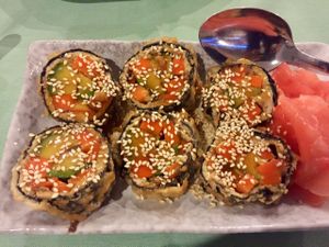 Happy Veggie Roll at Veggie House in Las Vegas