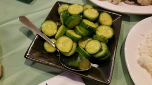 cucumber salad at Veggie House in Las Vegas