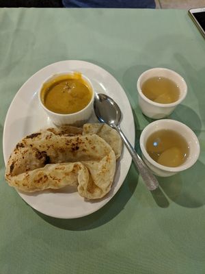 Roti with Curry at Veggie House in Las Vegas