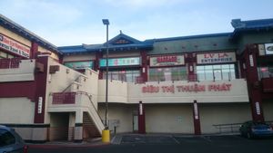 Outside at Veggie House in Las Vegas