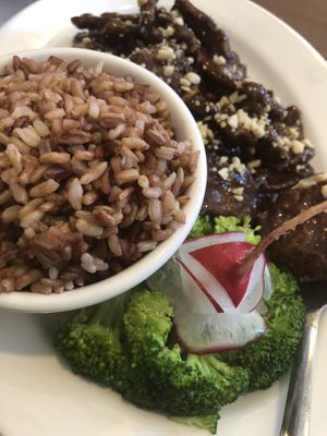 Vegan spicy veggie crispy beef at Veggie House in Las Vegas