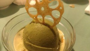 Green tea sticky rice at Veggie House in Las Vegas