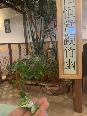 Candy after meal. Love this place. at Veggie House in Las Vegas