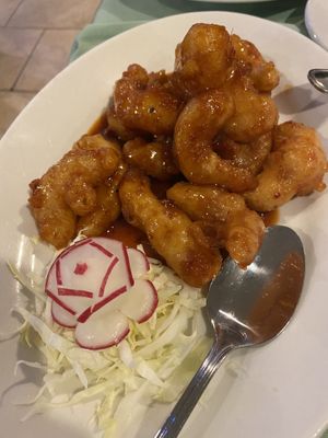 Crispy hon hon shrimp at Veggie House in Las Vegas