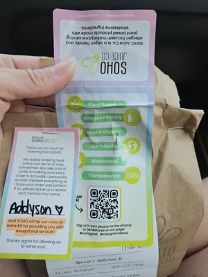  at SOHO Juice Co in Lake Mary