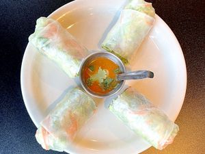 Veggie spring rolls    at Arroy in St Cloud