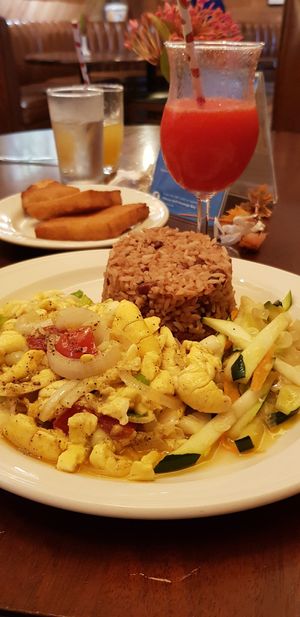 Ackee at The Pelican Grill in Montego Bay