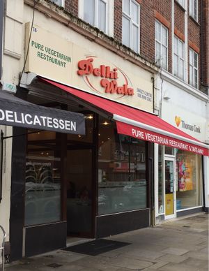 Outside at Delhi Wala in Whitton