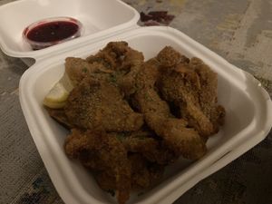 vegan schnitzel at Let‘s be Frank in Vienna