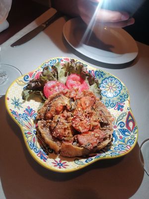 Vegetable quiche at Sodade Casa da Cultura in Boa Vista