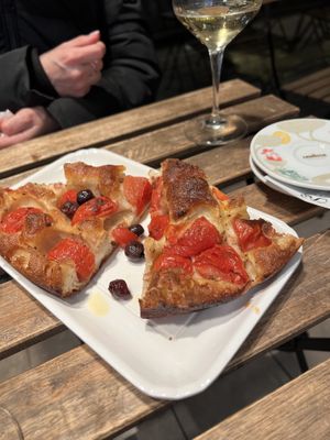 Pizze pugliese   at Sorelle Giordano in Rome