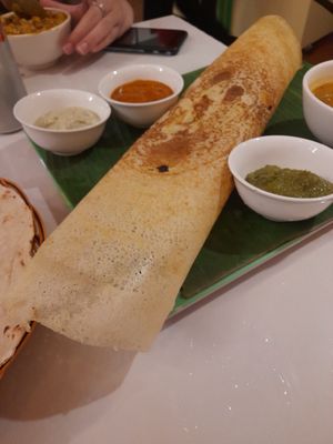 Masala dosa at Banana Leaf Saigon in Ho Chi Minh City