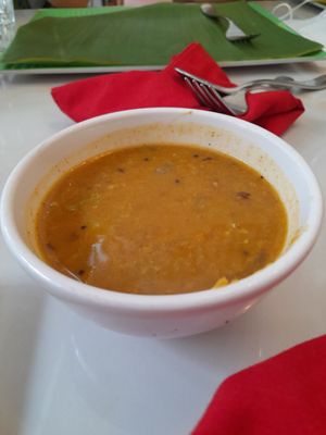 Sauce for the dosa. Delicious at Banana Leaf Saigon in Ho Chi Minh City