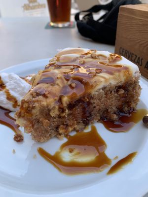 Carrot cake   at La Vegatería in Salamanca