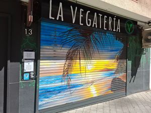 Outside at La Vegatería in Salamanca