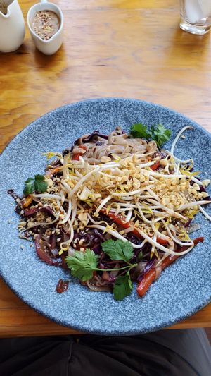 Pad thai at Salvei in Playa Del Carmen