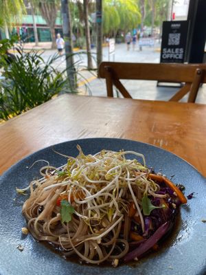 Pad thai  at Salvei in Playa Del Carmen