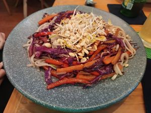 Pad thai at Salvei in Playa Del Carmen