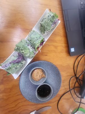 Rollitos de primavera #Veganuary at Salvei in Playa Del Carmen