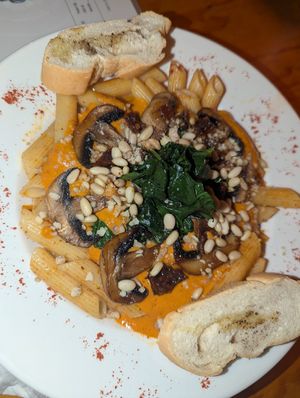 Creamy Pasta at Salvei in Playa Del Carmen