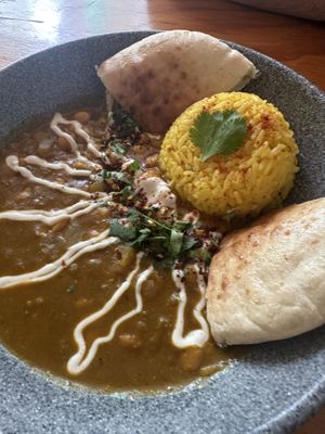 Chana aloo  at Salvei in Playa Del Carmen