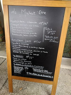Menu at La musar'dine in Gourdon
