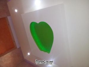 Apple on the ceiling. at Vital in Santa Marta