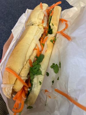 Tofu banh MII with no aoli   at DFW - Bahn Shop in Euless