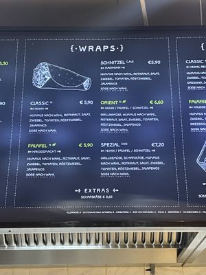 I recommend the wraps - good size  at Wiener Döner in Vienna